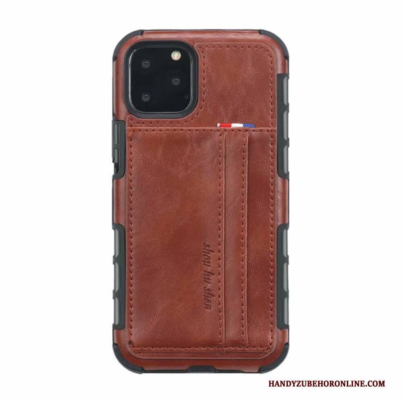 Hülle iPhone 11 Pro Retro Anti-sturz Handyhüllen, Case iPhone 11 Pro Taschen Grau Karte