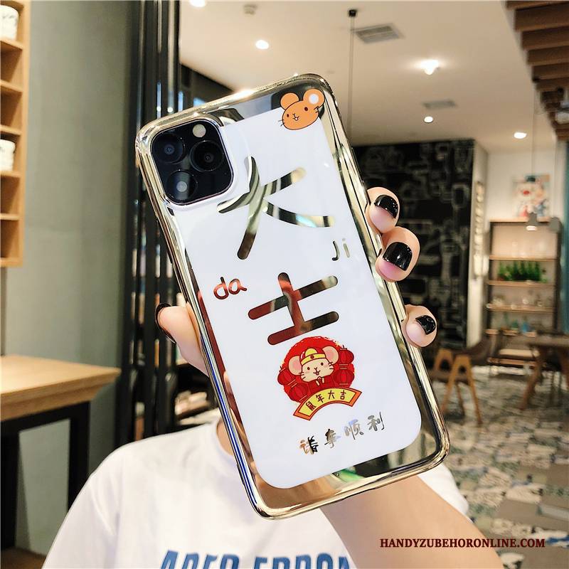 Hülle iPhone 11 Pro Schutz Neu Anti-sturz, Case iPhone 11 Pro Kreativ Weiß Chinesische Art