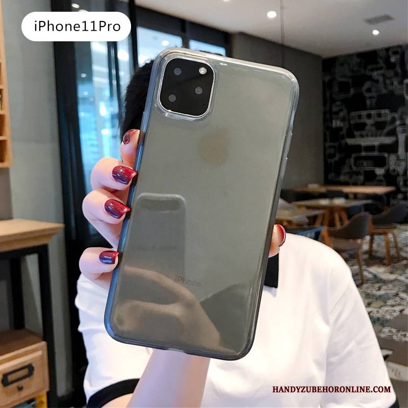 Hülle iPhone 11 Pro Silikon Weiß Anti-sturz, Case iPhone 11 Pro Taschen Persönlichkeit Handyhüllen