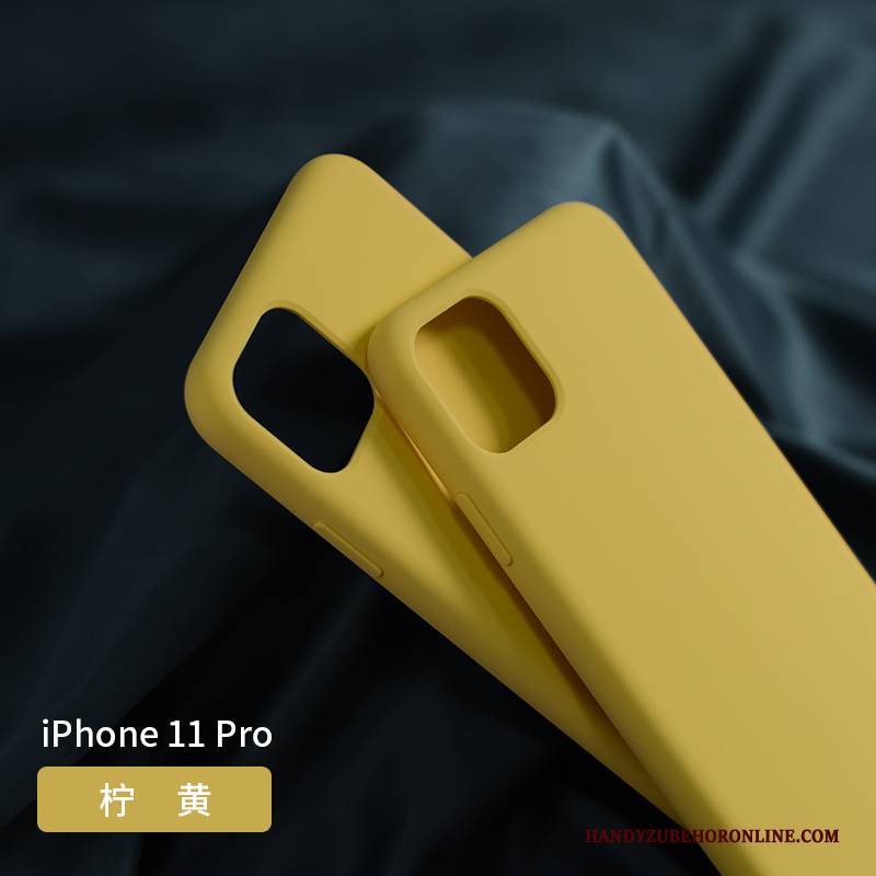 Hülle iPhone 11 Pro Weiche Dunkelgrün Lila, Case iPhone 11 Pro Taschen Handyhüllen Netto Rot