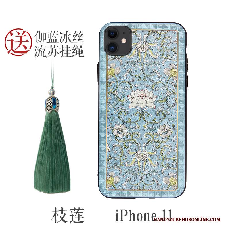 Hülle iPhone 11 Prägung Handyhüllen Neu, Case iPhone 11 Taschen Chinesische Art Persönlichkeit