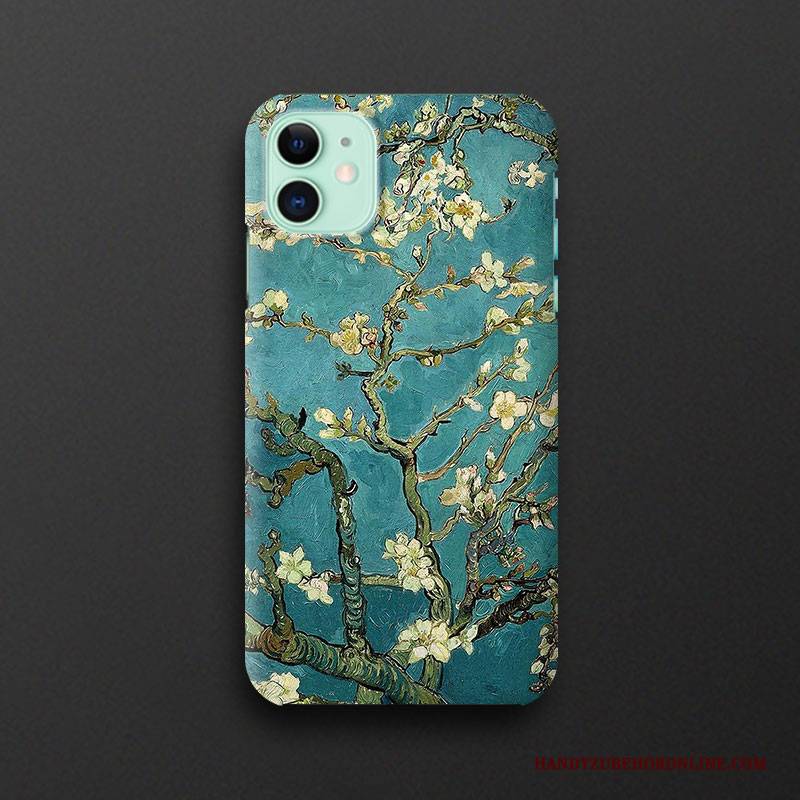 Hülle iPhone 11 Schutz Blumen Ölgemälde, Case iPhone 11 Kunst Original