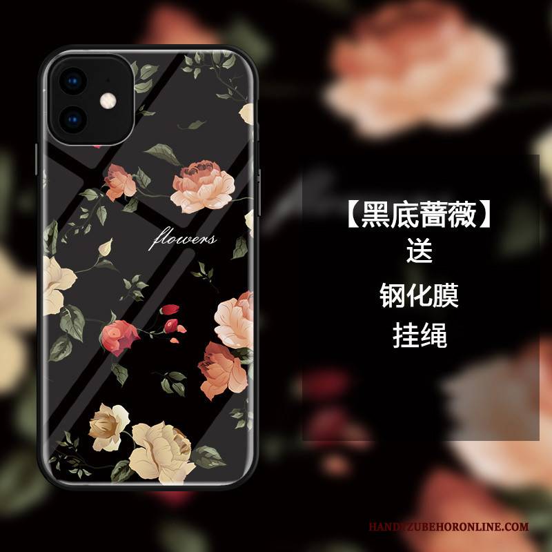 Hülle iPhone 11 Schutz Frisch Einfach, Case iPhone 11 Taschen Rose Handyhüllen