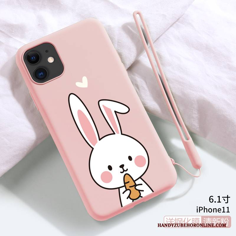 Hülle iPhone 11 Schutz Schlank Hängende Verzierungen, Case iPhone 11 Karikatur Handyhüllen Anti-sturz