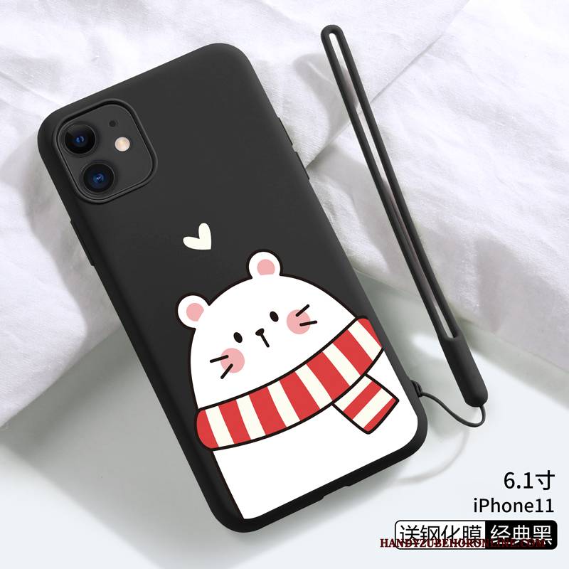 Hülle iPhone 11 Schutz Schlank Hängende Verzierungen, Case iPhone 11 Karikatur Handyhüllen Anti-sturz