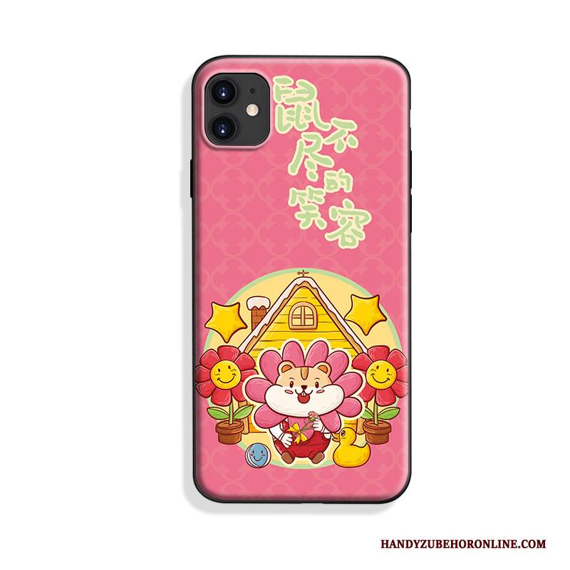 Hülle iPhone 11 Silikon Chinesische Art Nubuck, Case iPhone 11 Weiche Persönlichkeit Trendmarke