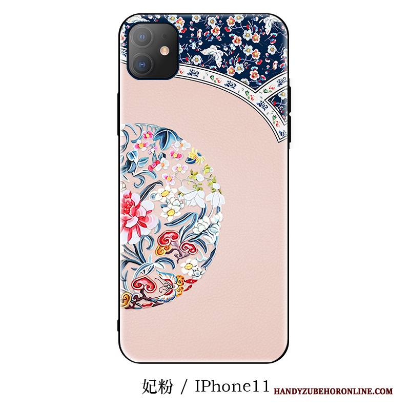 Hülle iPhone 11 Taschen Neu Chinesische Art, Case iPhone 11 Silikon Persönlichkeit Anti-sturz