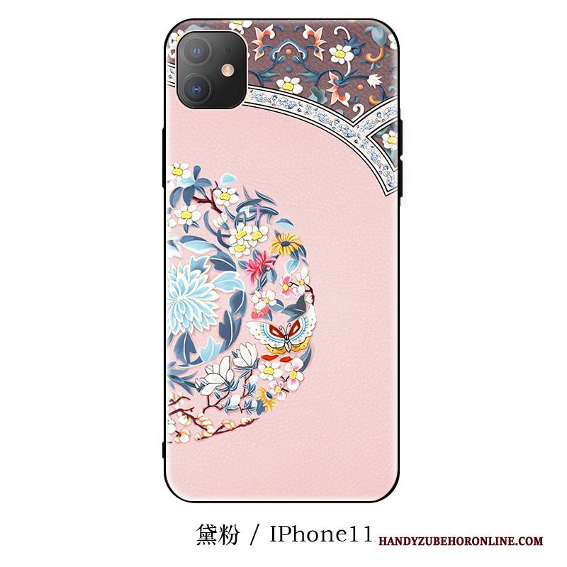 Hülle iPhone 11 Taschen Neu Chinesische Art, Case iPhone 11 Silikon Persönlichkeit Anti-sturz