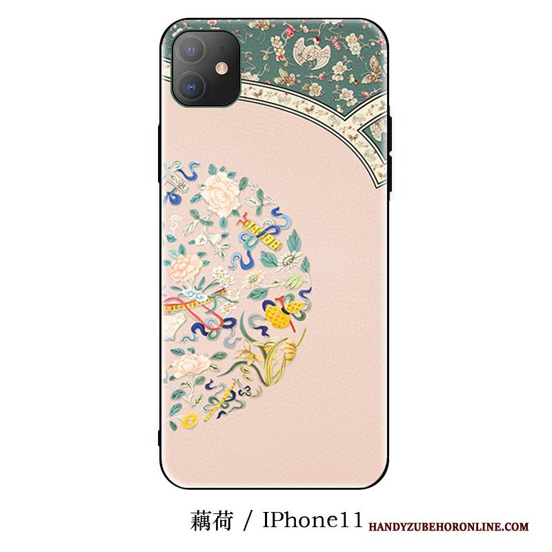 Hülle iPhone 11 Taschen Neu Chinesische Art, Case iPhone 11 Silikon Persönlichkeit Anti-sturz