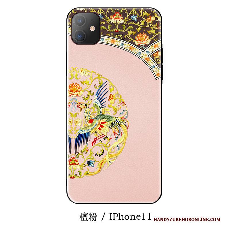 Hülle iPhone 11 Taschen Neu Chinesische Art, Case iPhone 11 Silikon Persönlichkeit Anti-sturz