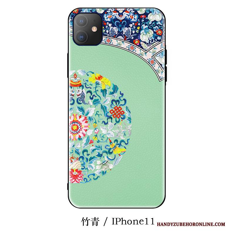 Hülle iPhone 11 Taschen Neu Chinesische Art, Case iPhone 11 Silikon Persönlichkeit Anti-sturz