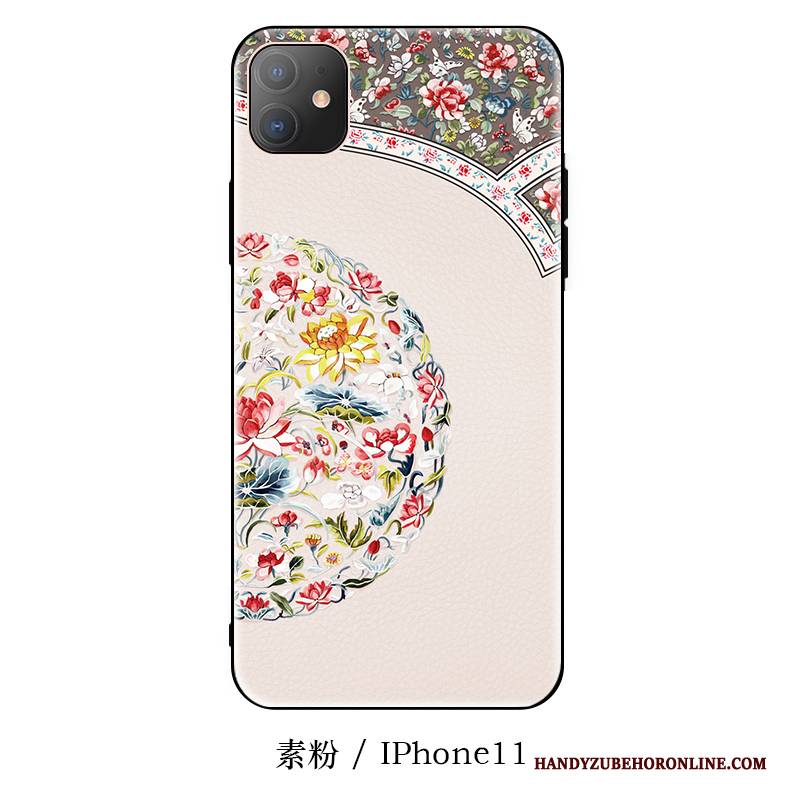 Hülle iPhone 11 Taschen Neu Chinesische Art, Case iPhone 11 Silikon Persönlichkeit Anti-sturz