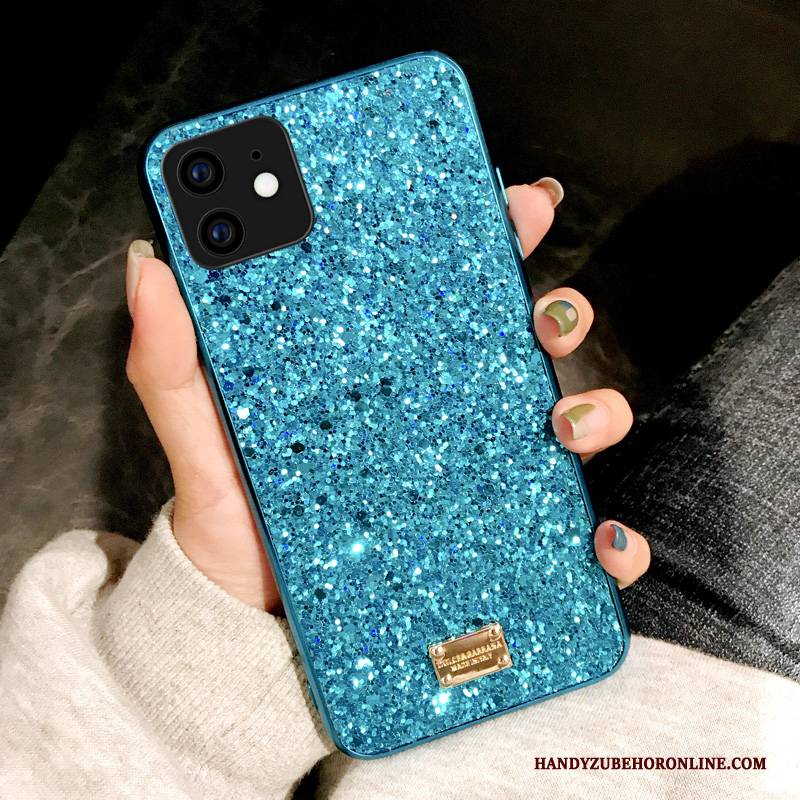 Hülle iPhone 11 Taschen Persönlichkeit Handyhüllen, Case iPhone 11 Anti-sturz Blau