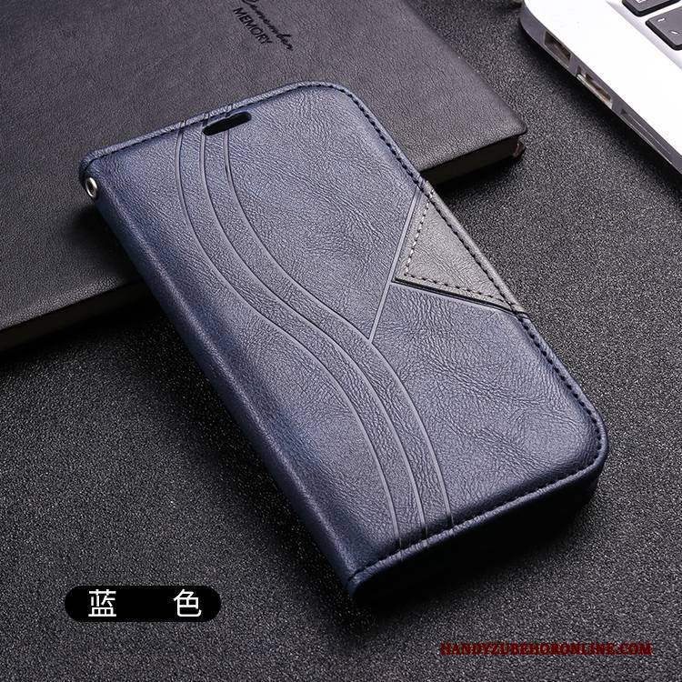 Hülle iPhone 12 Kreativ Karte Anti-sturz, Case iPhone 12 Folio Schwarz Trendmarke