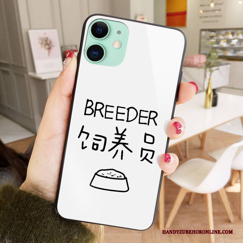 Hülle iPhone 12 Mini Karikatur Weiß Trend, Case iPhone 12 Mini Handyhüllen Liebhaber