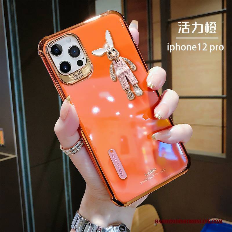 Hülle iPhone 12 Pro Kreativ Grün Handyhüllen, Case iPhone 12 Pro Silikon Netto Rot High-end