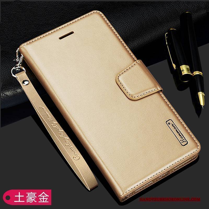 Hülle iPhone 12 Pro Max Folio Falten Handyhüllen, Case iPhone 12 Pro Max Taschen Anti-sturz Gold