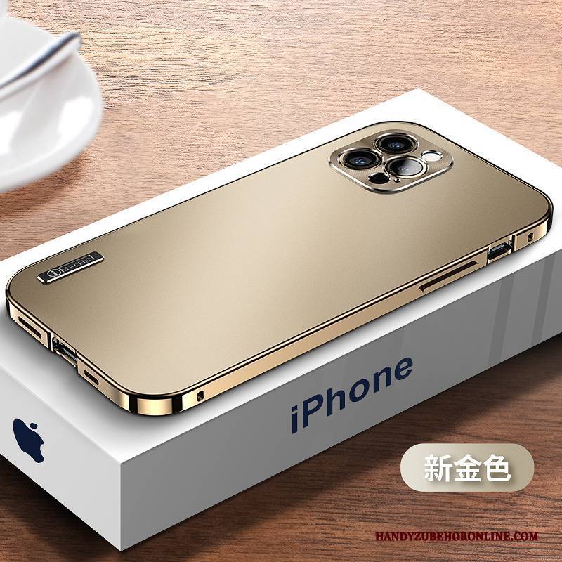 Hülle iPhone 12 Pro Max Kreativ Gold Anti-sturz, Case iPhone 12 Pro Max Taschen Handyhüllen Schlank