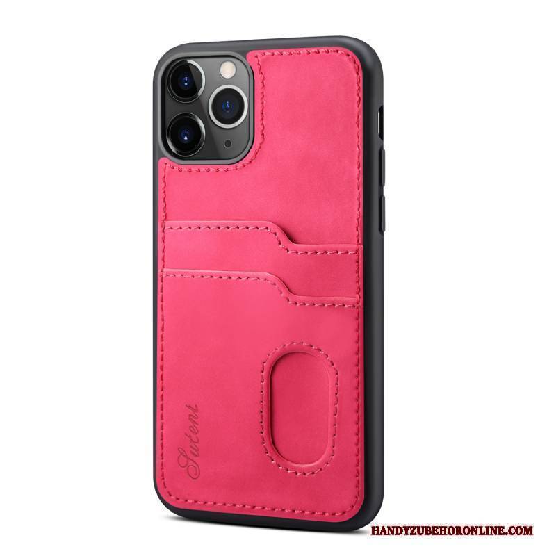 Hülle iPhone 12 Pro Max Lederhülle Gelb Neu, Case iPhone 12 Pro Max Karte Hintere Abdeckung