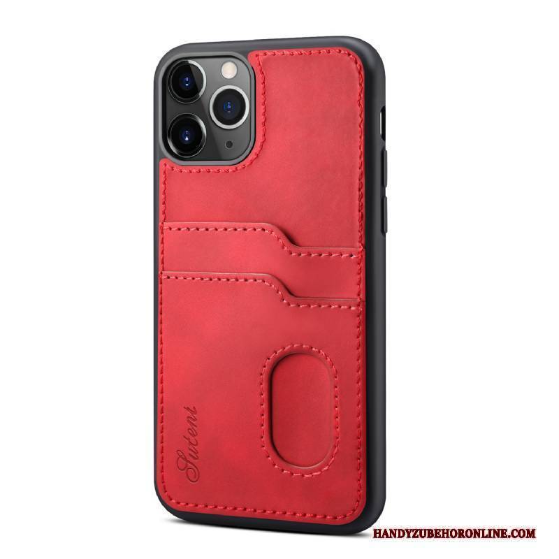 Hülle iPhone 12 Pro Max Lederhülle Gelb Neu, Case iPhone 12 Pro Max Karte Hintere Abdeckung