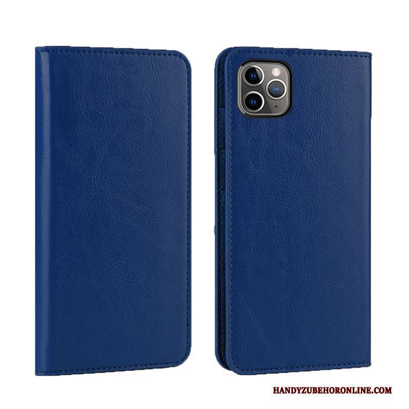 Hülle iPhone 12 Pro Taschen Blau Anti-sturz, Case iPhone 12 Pro Schutz High-end Business