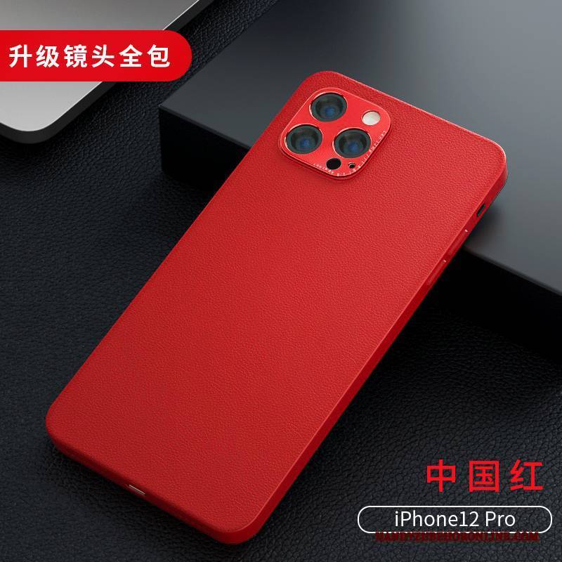 Hülle iPhone 12 Pro Taschen Blau Neu, Case iPhone 12 Pro Kreativ High-end Netto Rot