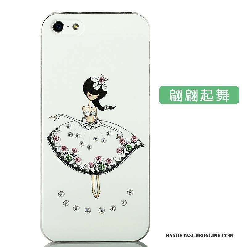 Hülle iPhone 5/5s Karikatur Schwer Nette, Case iPhone 5/5s Strass Licht Handyhüllen