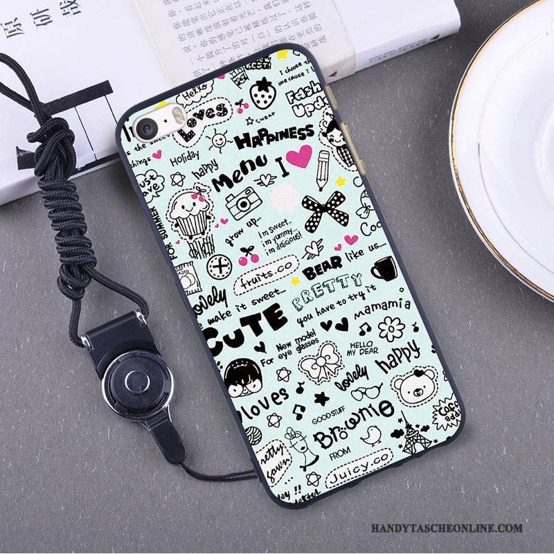 Hülle iPhone 5/5s Kreativ Handyhüllen Dünne, Case iPhone 5/5s Silikon Nubuck