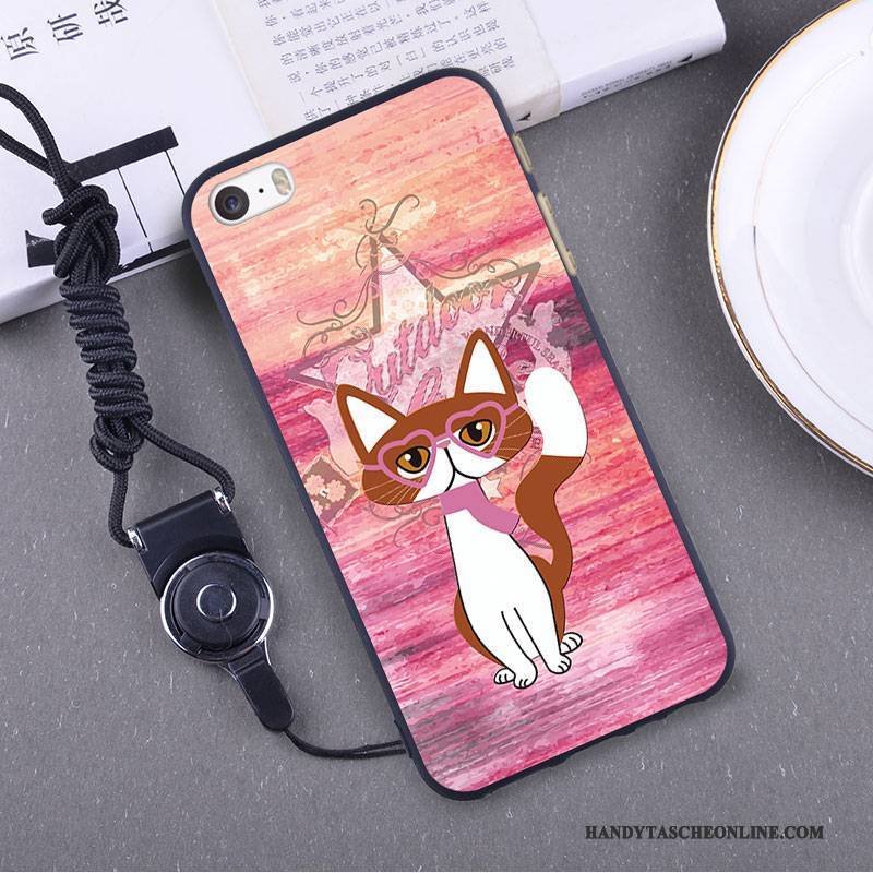 Hülle iPhone 5/5s Kreativ Handyhüllen Dünne, Case iPhone 5/5s Silikon Nubuck