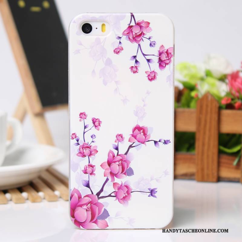 Hülle iPhone 5/5s Kreativ Handyhüllen Neu, Case iPhone 5/5s Schutz Rosa Kühl