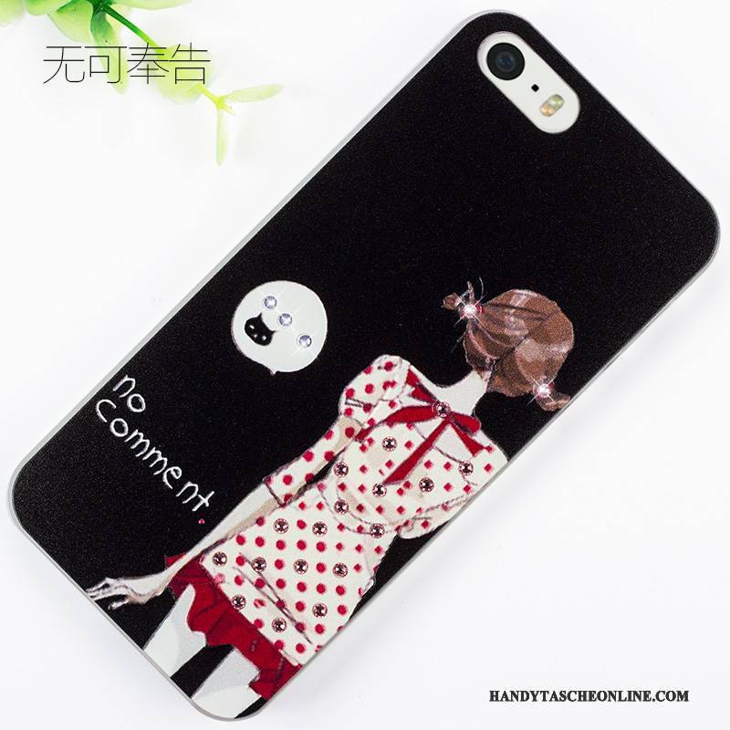 Hülle iPhone 5/5s Kreativ Handyhüllen Rot, Case iPhone 5/5s Karikatur