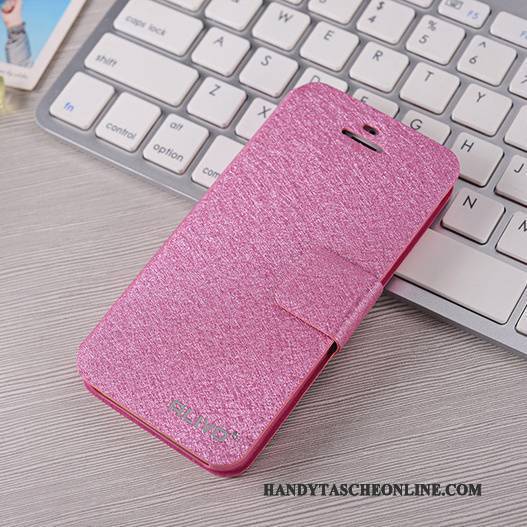 Hülle iPhone 5/5s Lederhülle Rot Anti-sturz, Case iPhone 5/5s Schutz Handyhüllen