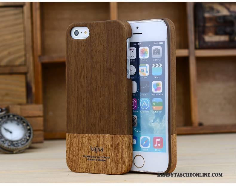 Hülle iPhone 5/5s Luxus Anti-sturz Dunkel, Case iPhone 5/5s Leder Neu Schlank