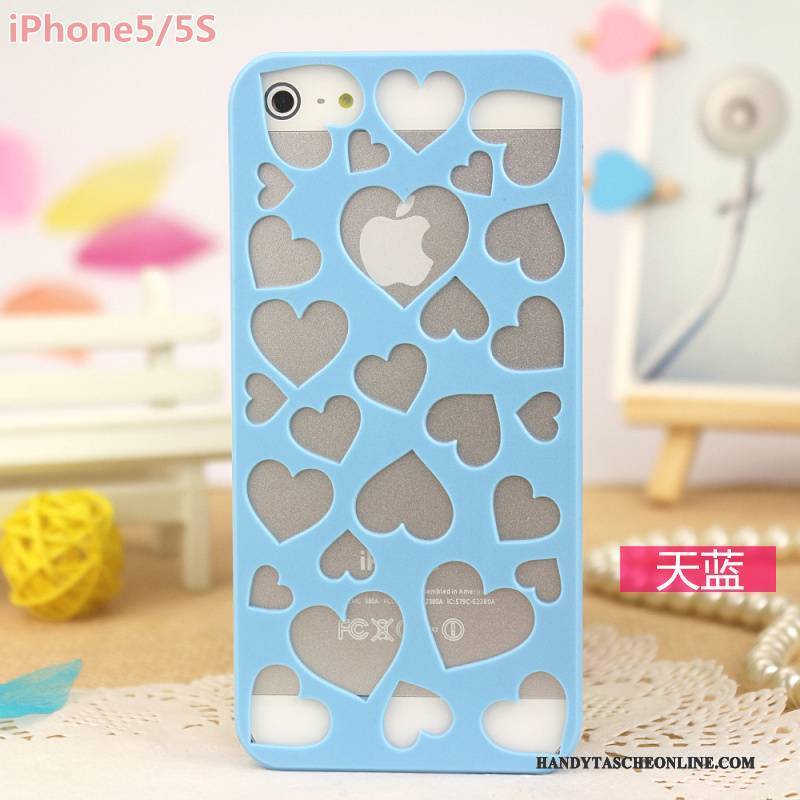 Hülle iPhone 5/5s Schutz Durchbrochenes Leicht, Case iPhone 5/5s Rose Blumen