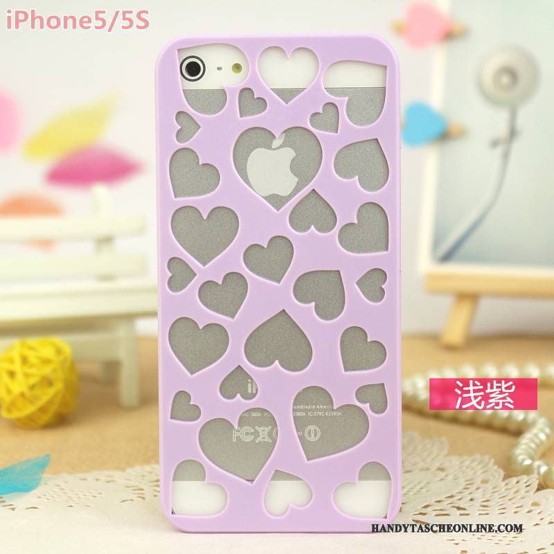 Hülle iPhone 5/5s Schutz Durchbrochenes Leicht, Case iPhone 5/5s Rose Blumen