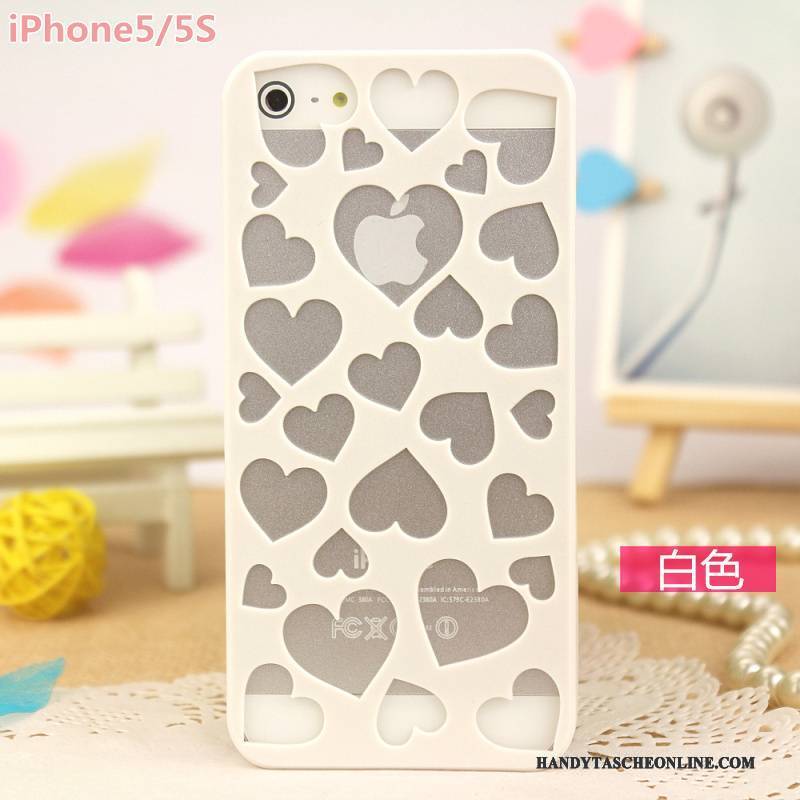 Hülle iPhone 5/5s Schutz Durchbrochenes Leicht, Case iPhone 5/5s Rose Blumen