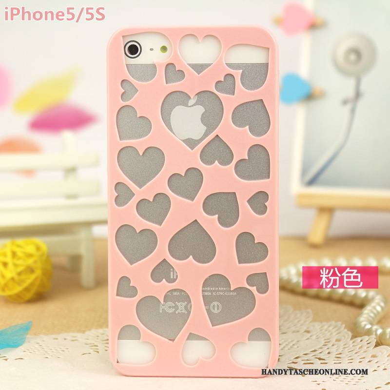 Hülle iPhone 5/5s Schutz Durchbrochenes Leicht, Case iPhone 5/5s Rose Blumen