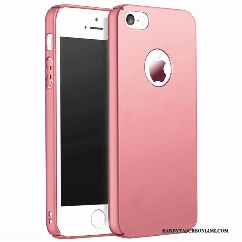 Hülle iPhone 5/5s Schutz Gold Schwer, Case iPhone 5/5s Nubuck Handyhüllen