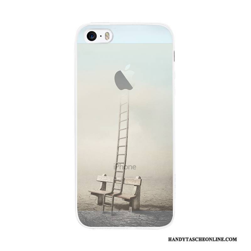 Hülle iPhone 5/5s Silikon Einfach Kunst, Case iPhone 5/5s Handyhüllen Nubuck