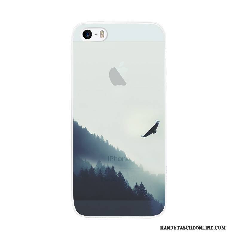 Hülle iPhone 5/5s Silikon Einfach Kunst, Case iPhone 5/5s Handyhüllen Nubuck