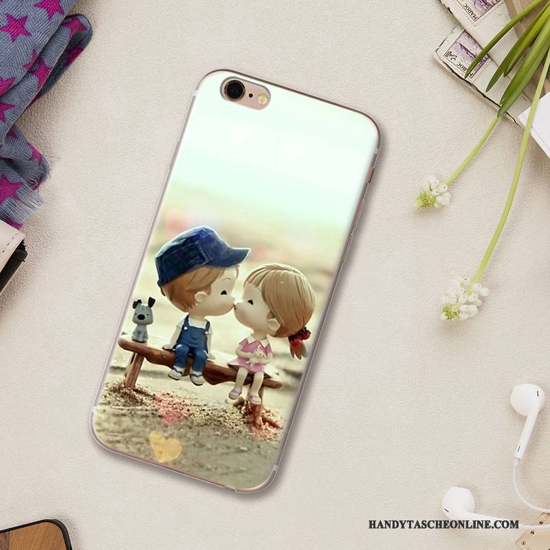 Hülle iPhone 5/5s Silikon Handyhüllen Nette, Case iPhone 5/5s Karikatur Anti-sturz Lila