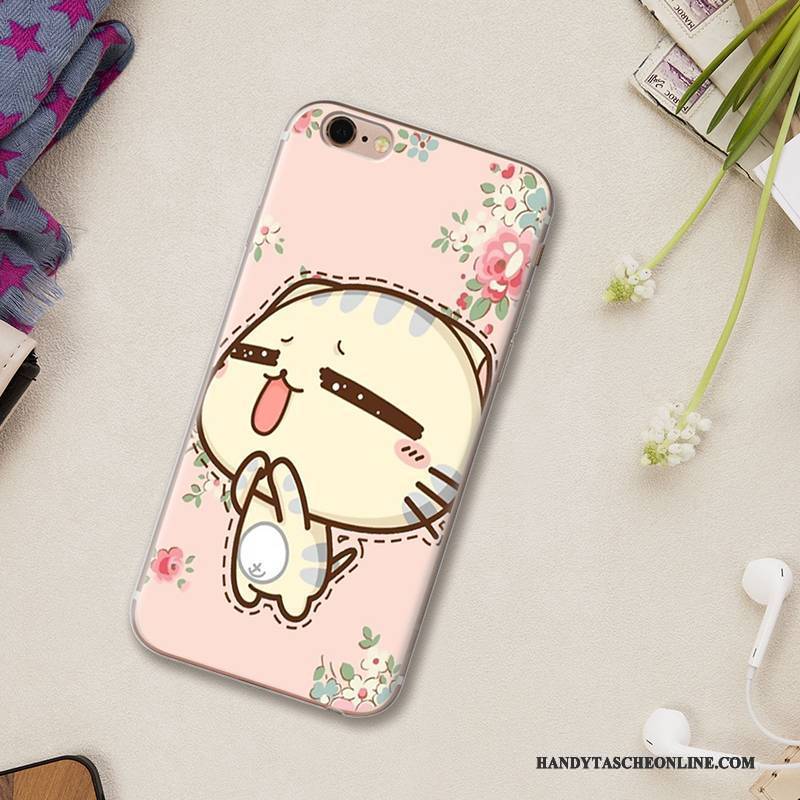 Hülle iPhone 5/5s Silikon Handyhüllen Nette, Case iPhone 5/5s Karikatur Anti-sturz Lila