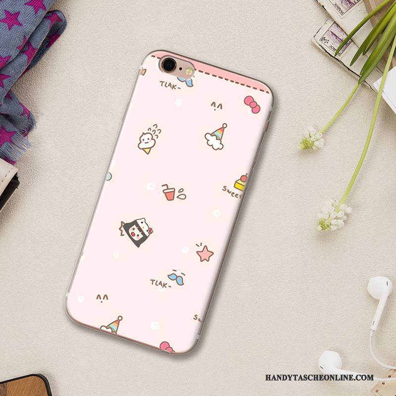 Hülle iPhone 5/5s Silikon Handyhüllen Nette, Case iPhone 5/5s Karikatur Anti-sturz Lila