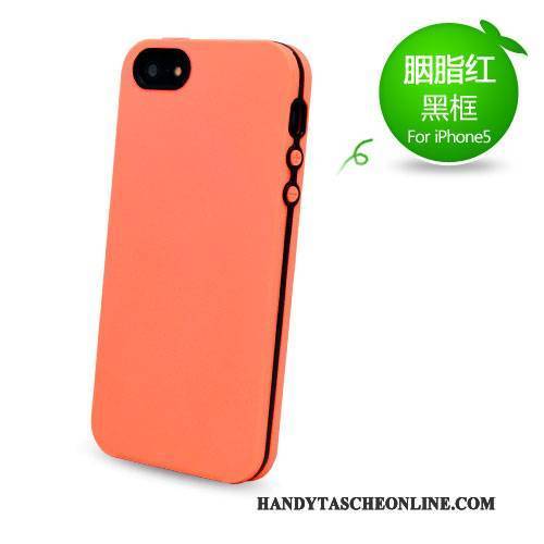 Hülle iPhone 5/5s Silikon Rot Handyhüllen, Case iPhone 5/5s Schutz Anti-sturz