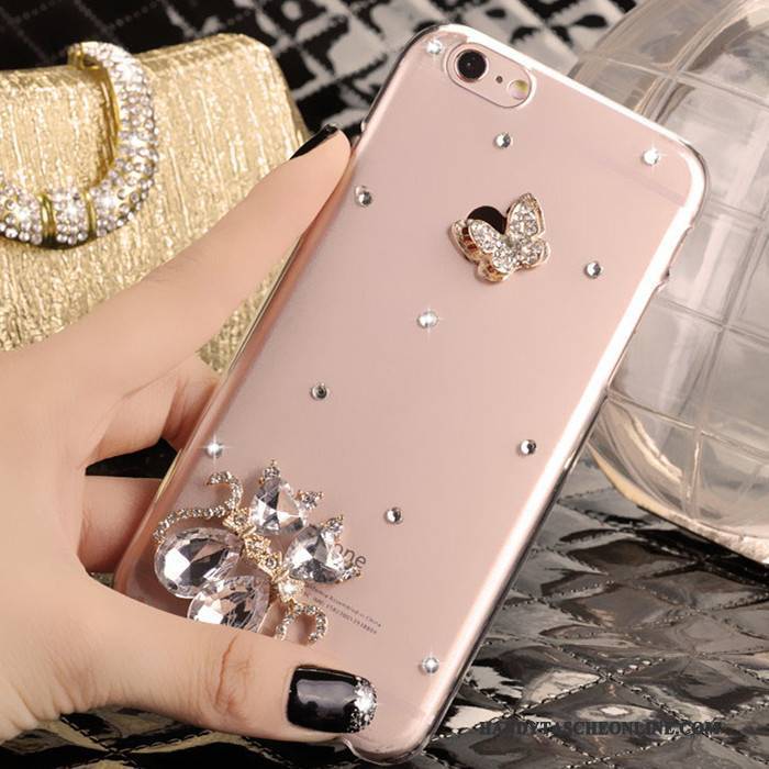 Hülle iPhone 5/5s Strass Rosa Handyhüllen, Case iPhone 5/5s Schutz