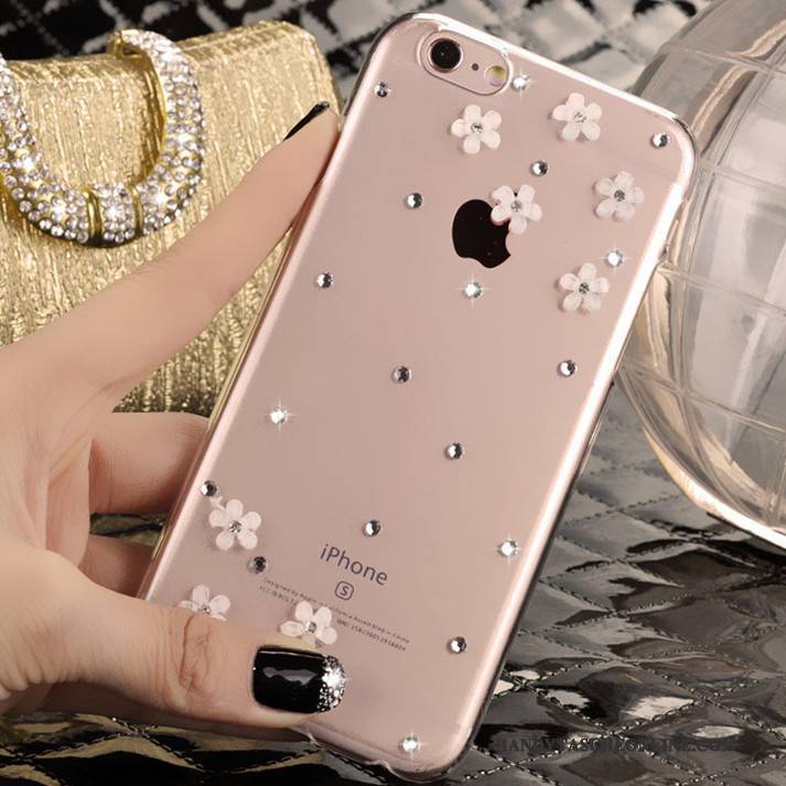 Hülle iPhone 5/5s Strass Rosa Handyhüllen, Case iPhone 5/5s Schutz