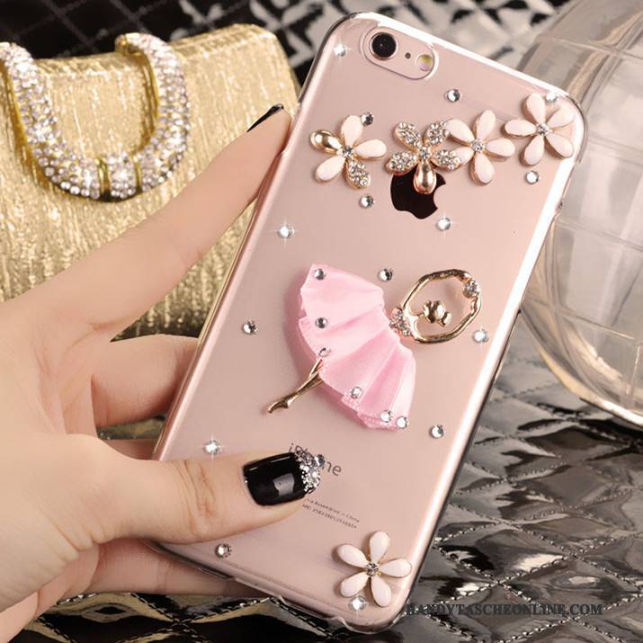 Hülle iPhone 5/5s Strass Rosa Handyhüllen, Case iPhone 5/5s Schutz