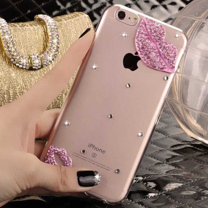 Hülle iPhone 5/5s Strass Rosa Handyhüllen, Case iPhone 5/5s Schutz