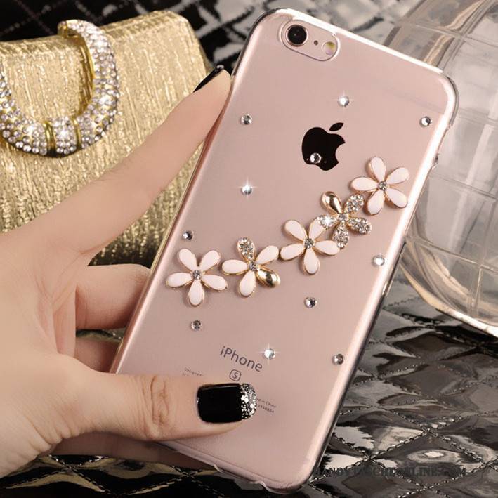 Hülle iPhone 5/5s Strass Rosa Handyhüllen, Case iPhone 5/5s Schutz