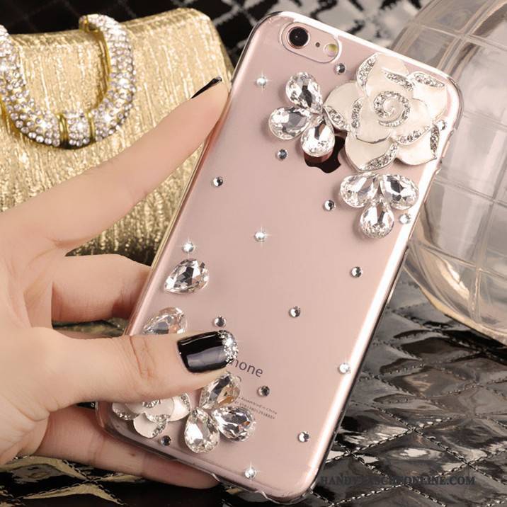 Hülle iPhone 5/5s Strass Rosa Handyhüllen, Case iPhone 5/5s Schutz